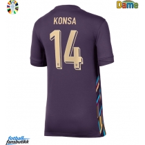 England Ezri Konsa #14 Bortedrakt Dame EM 2024 Kortermet